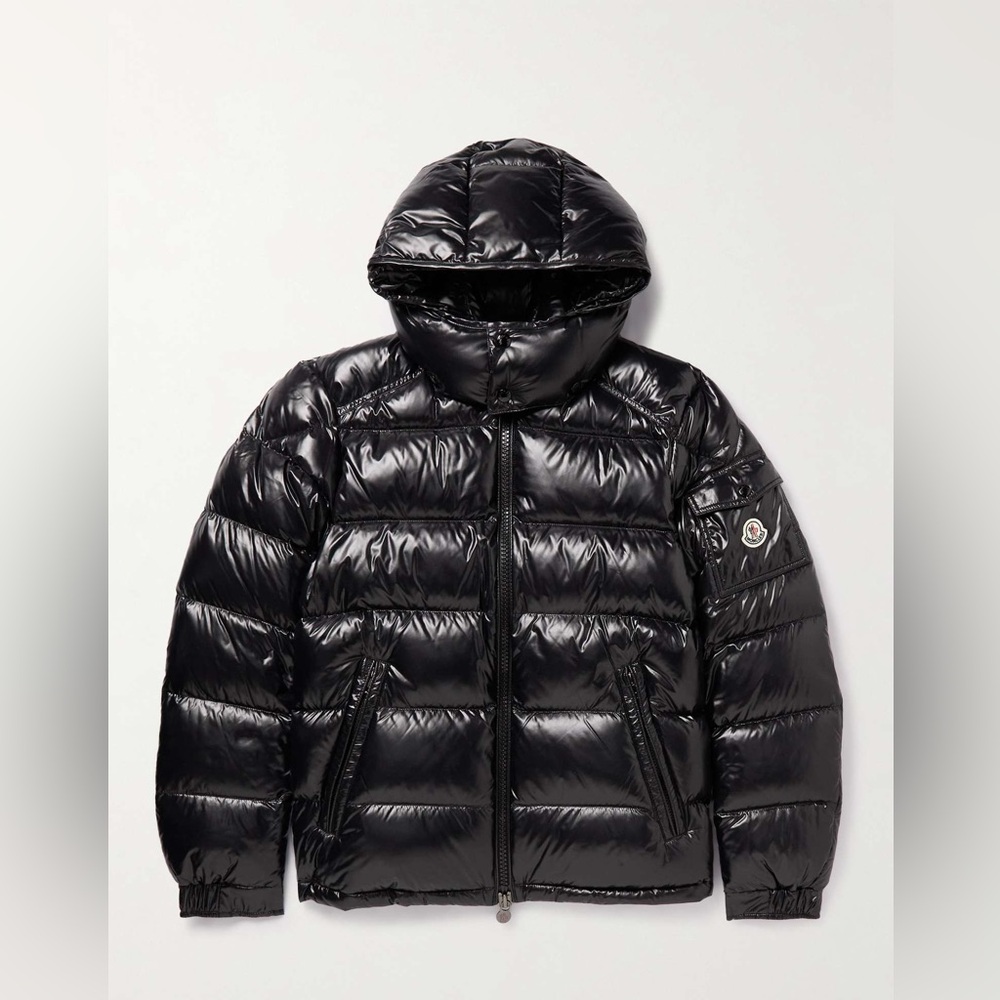 Moncler Black Puffer Jacket mens size 4